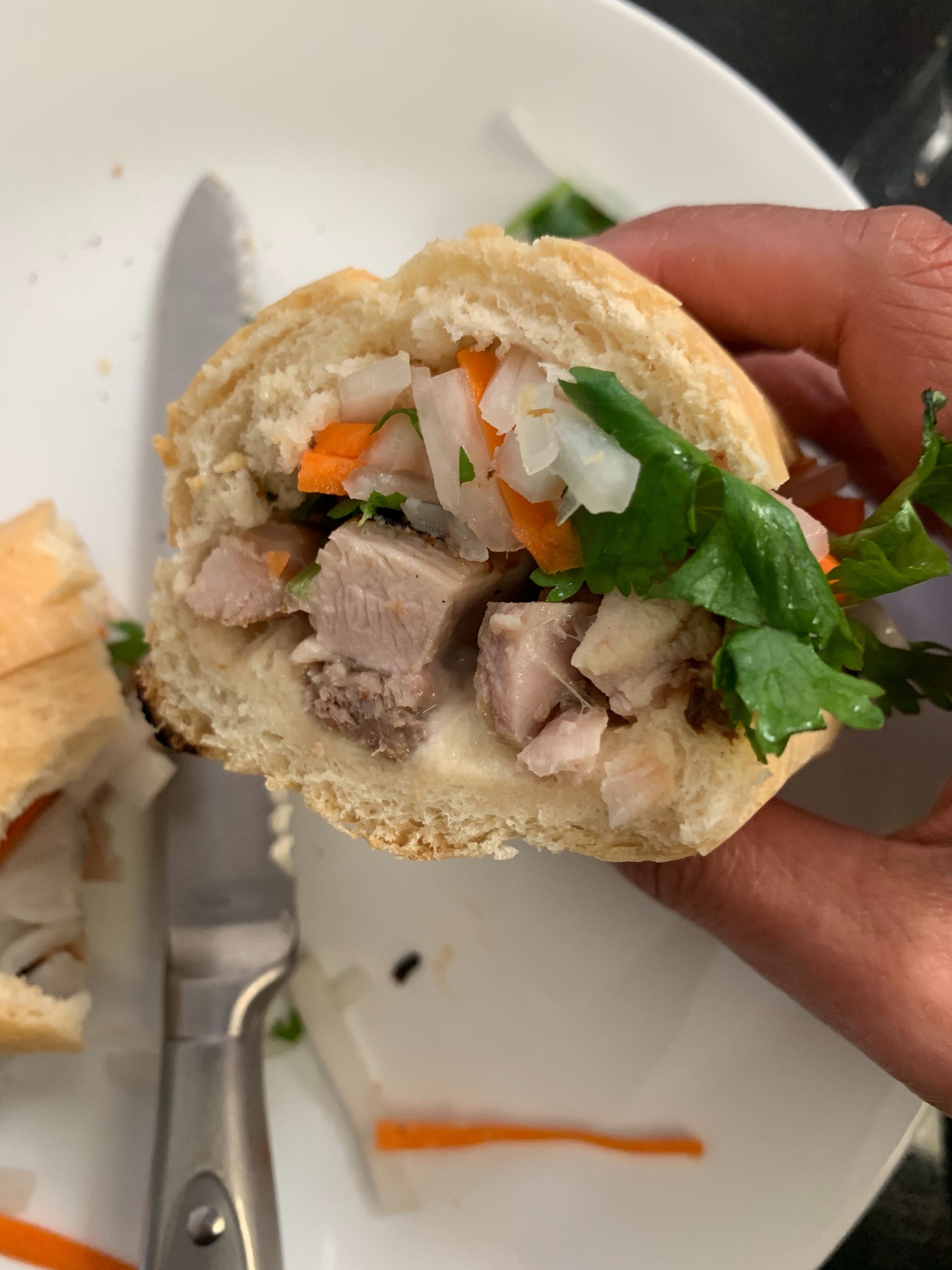 Lemongrass Chicken Banh Mi